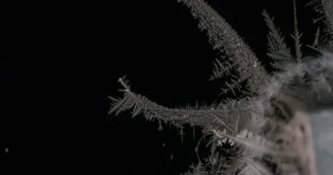 Tin metal element forming process under microscopy 4k timelapse video Stock Footage 116791667