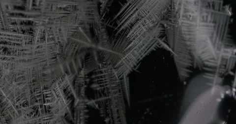 Tin metal element forming process under microscopy 4k timelapse video Stock Footage 116791874