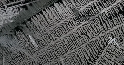 Tin metal element forming process under microscopy 4k timelapse video Stock Footage 116792222