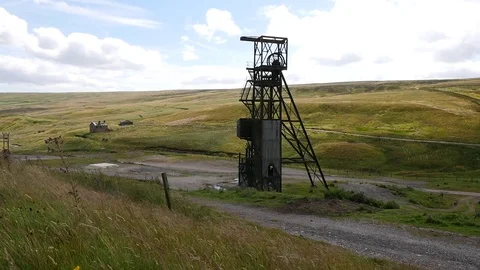 Tin mine total shot Video stock 80248620