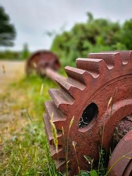 Tin mining machinery Stock Photos