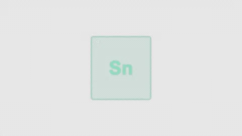 Tin Sn Periodic Table Element Tile Clean No Text Animation Video Overlay Alpha 4 動画素材 339369249
