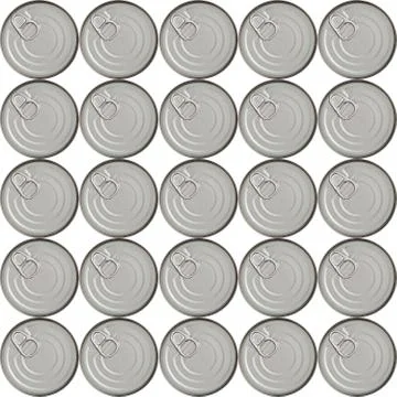 Tin top background Stock Photos