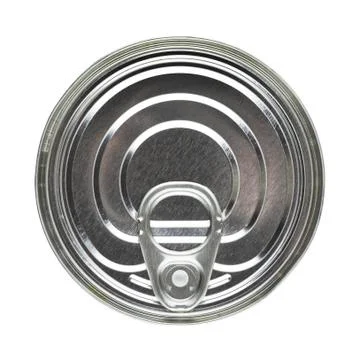 Tincan With Key Foto stock