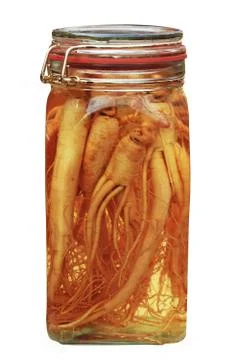 Tincture of ginseng Stock Photos
