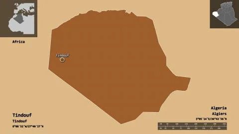 Tindouf, province of Algeria. Previews. Pattern Stock Illustration