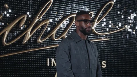 Tinie Tempah among those attending Michael Jackson movie multimedia screening Stock Footage 332876971