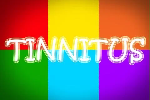 Tinnitus concept Stock Illustration