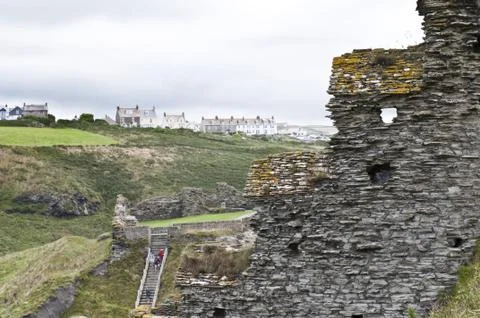 Tintagel Castle Stock Photos