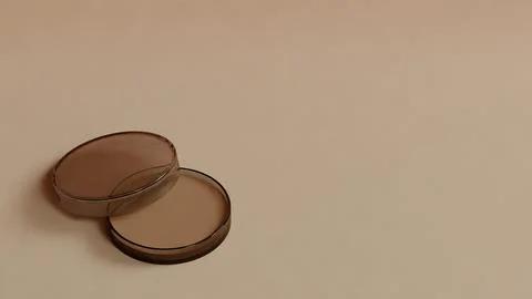 Tinted Compact 3d on soft background Stock Illustration