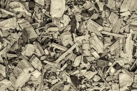 Tinted wood chips background pattern natural gray base Stock Photos