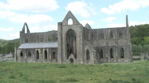 Tintern Abbey-01 Stock-Footage 34289645