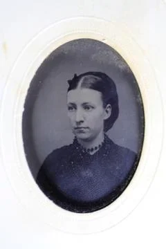 Tintype, new necklass Foto stock