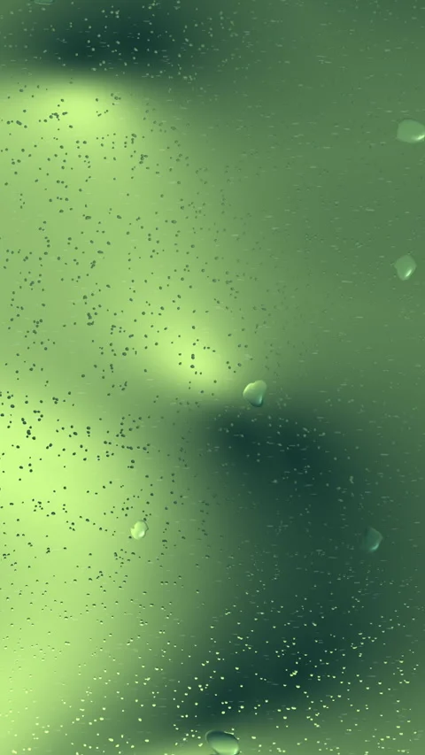 Tiny Air Bubbles Floating Through Green Underwater Abstract Background Stock Footage 333984528