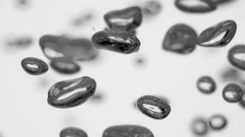 Tiny air bubbles Stock-Footage 104987332