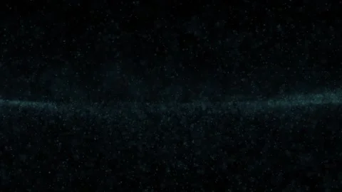 Tiny blue dot particles seamless looping flying on black background Stock Footage 340237603