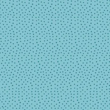 Tiny Blue Tossed Polka Dot Seamless Vector Pattern Background. Stock Illustration