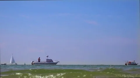 Tiny boat Stock Footage 80821321
