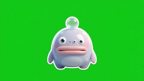 Tiny Bubble Muncher Video stock 346165528