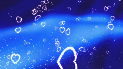 Tiny Bubbles and Hearts Looping Background Stock Footage 577215