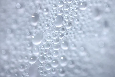 Tiny Bubbles on a Colour Background Condensation Steam Water Stock Photos