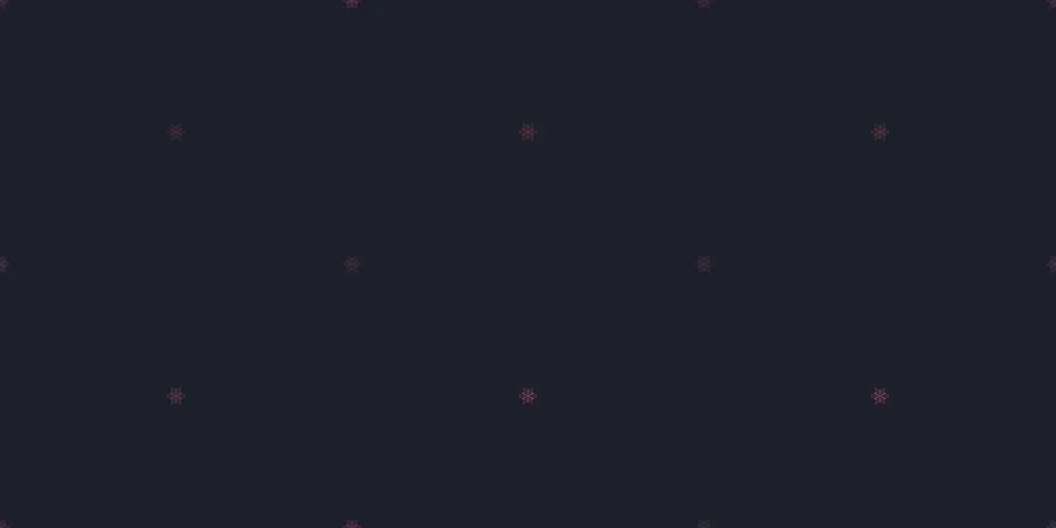 Tiny burgundy starbursts form a restrained repeating design on a nearly bla.. Stock-Illustration