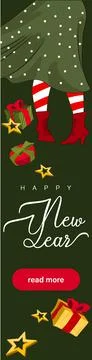 Tiny Characters Celebrate New Year at Huge 2023 Illustrazione stock