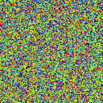 Tiny colorful squares arranged in rows and columns perfect as a cheerful an.. Illustrazione stock