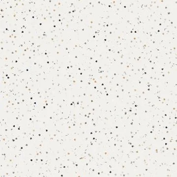Tiny confetti vector texture background. Ecru natural speckled sprinkles Illustrazione stock