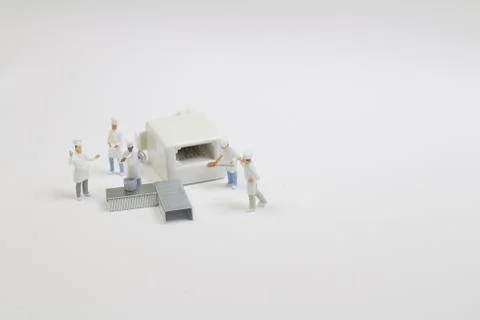 The tiny cook of cooked in oven Stock Photos