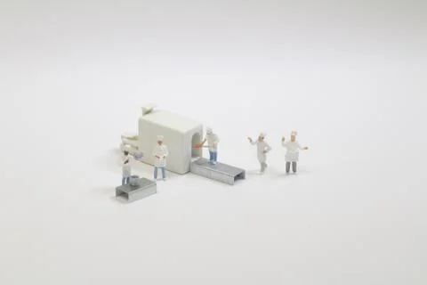 The tiny cook of cooked in oven Stock Photos