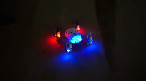 Tiny Drone Toy Takes Flight Video stock 68853552