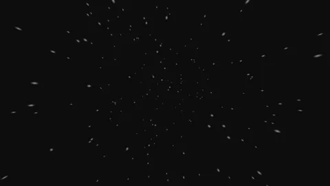 Tiny dust particles float in dark space with subtle glowing lights during a.. Stock Footage 341657211