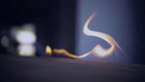 Tiny flame in garage Stock Footage 318498334
