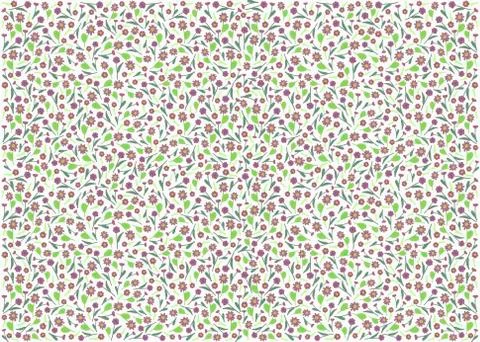 Tiny flower pattern Illustrazione stock