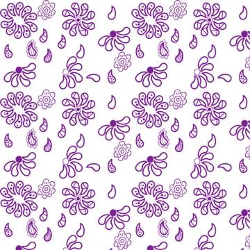 Tiny flowers seamless pattern Stock Illustration
