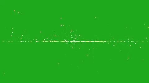 Tiny glitter particles on a line motion graphics with green screen background Stock Footage 260696435