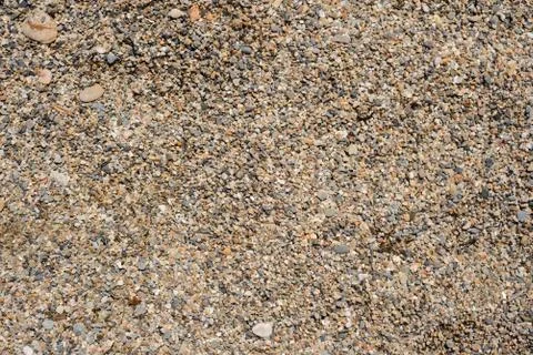 Tiny grains of sand macro close up texture. Stock Photos