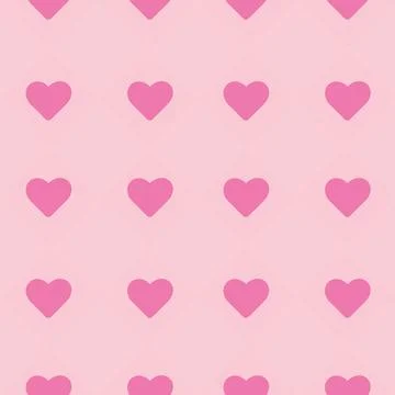 Tiny hearts chess grid seamless pattern. Cute little repeating hearts vector  Illustrazione stock
