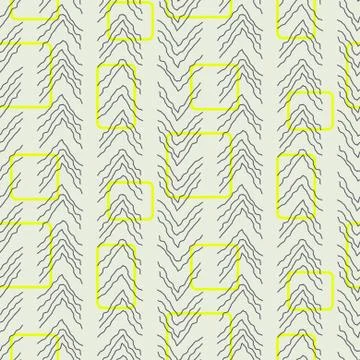 Tiny herringbone and rectangles line seamless vector pattern. Stock Illustration