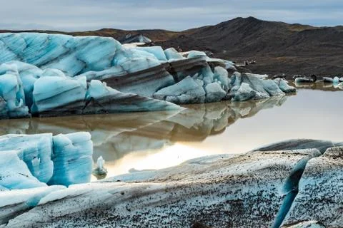 Tiny Icebergs Stock-Fotos