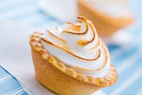 Tiny Lemon Pies Stock Photos