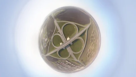 Tiny Little Planet 360 Degree Video stock 106806280