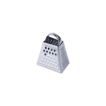 Tiny metal grater isolated over white background Stock Photos