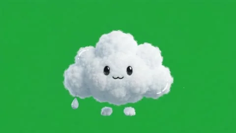 Tiny Mood Cloud Video stock 346165591