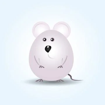 Tiny mouse Illustrazione stock