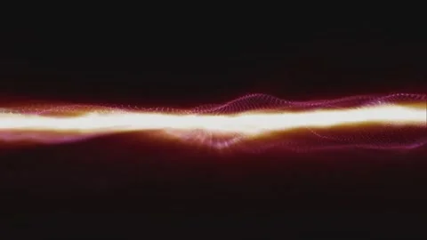 Tiny particles layers rolling around burning waves Stock Footage 256433926