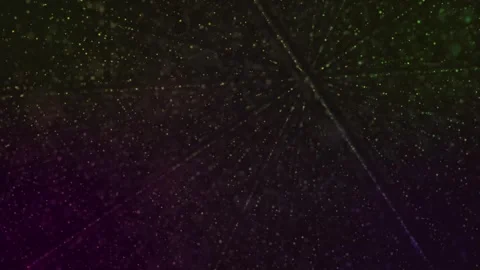 Tiny particles slowly falling in space greenish background Stock-Footage 256433816