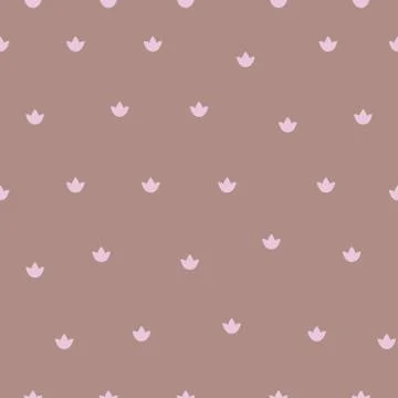 Tiny pink daisies Illustrazione stock