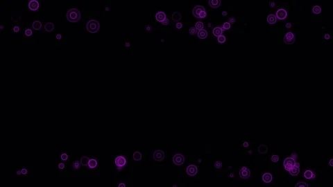 Tiny Purple Rings Within Rings Over Black Seamless Loop Motion Backgound 4K Stock Footage 71568676